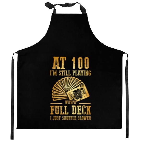 Funny 100Th Birthday 100 Year Old Cards Kitchen Aprons