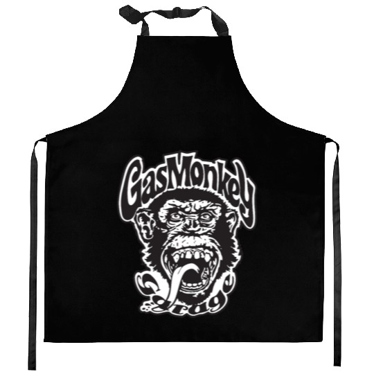 gas monkey Kitchen Aprons