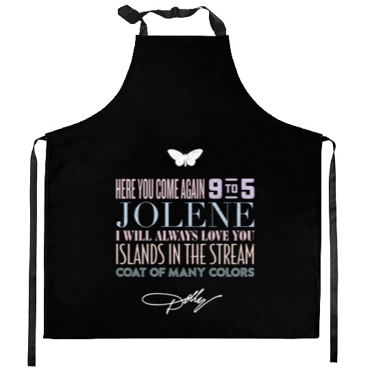 Dolly Parton Greatest Hits Kitchen Aprons