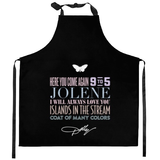 Dolly Parton Greatest Hits Kitchen Aprons