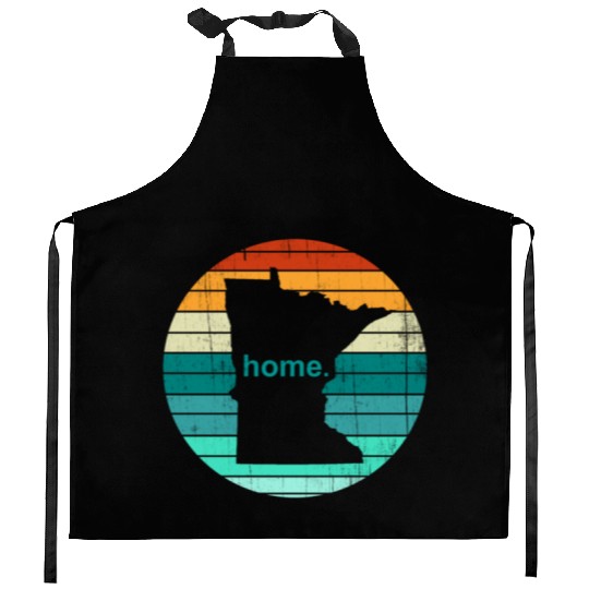 Unique Vintage Retro Style Home State Minnesota - Kitchen Aprons