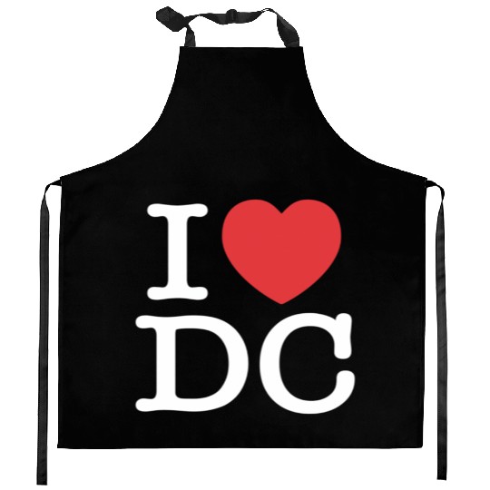I Heart Dc Love District Of Columbia Kitchen Aprons Kitchen Aprons S