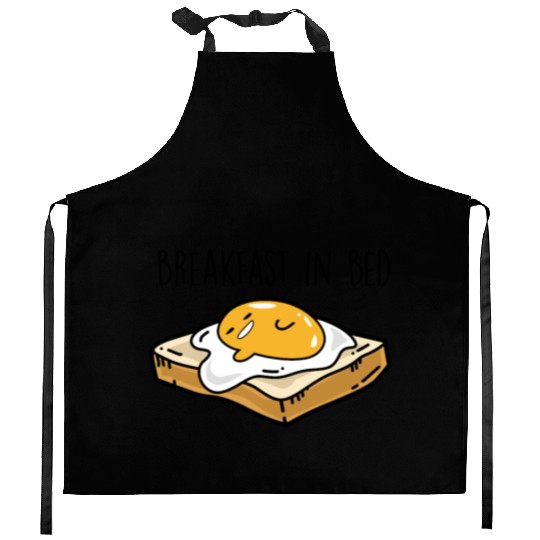 Fried egg toast - Breakfast in bed Kitchen Aprons