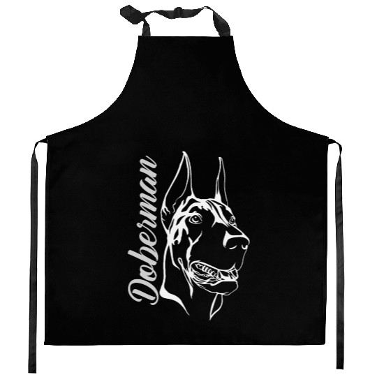 Doberman Kitchen Aprons