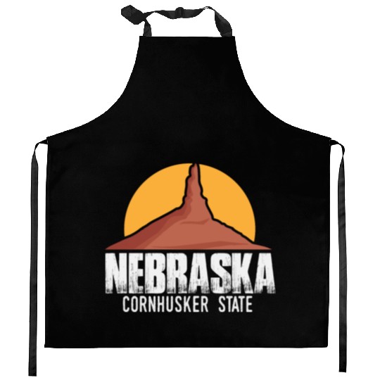 Nebraska State | USA America States Chimney Rock Kitchen Aprons