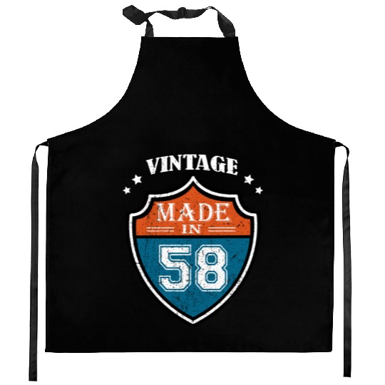 Vintage Made In 58 1958 Birthday Gift Kitchen Aprons