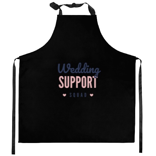 Wedding support squad Kitchen Aprons