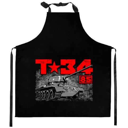 T-34-85 Soviet medium tank Kitchen Aprons