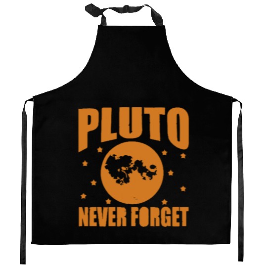 Pluto Never Forget Kitchen Aprons