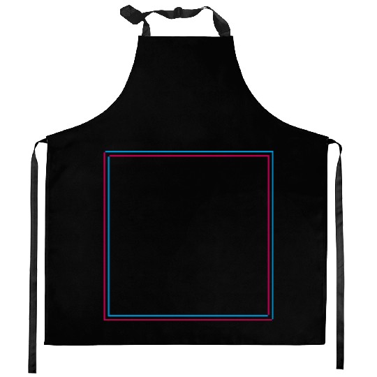 Square Rectangle 3D Kitchen Aprons