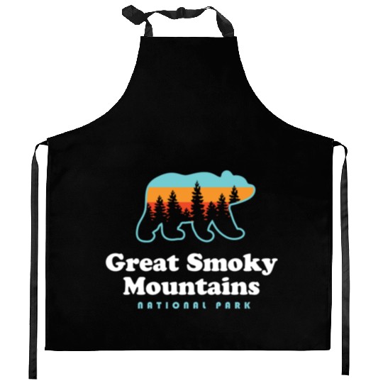 Great Smoky Mountains Kitchen Aprons Bear Great Smoky Mount