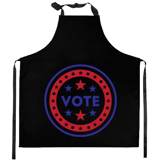 Vote US Election 2020 stars and stripes Kitchen Aprons