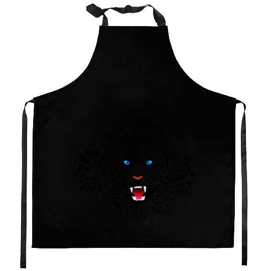 Jaguar attack Kitchen Aprons