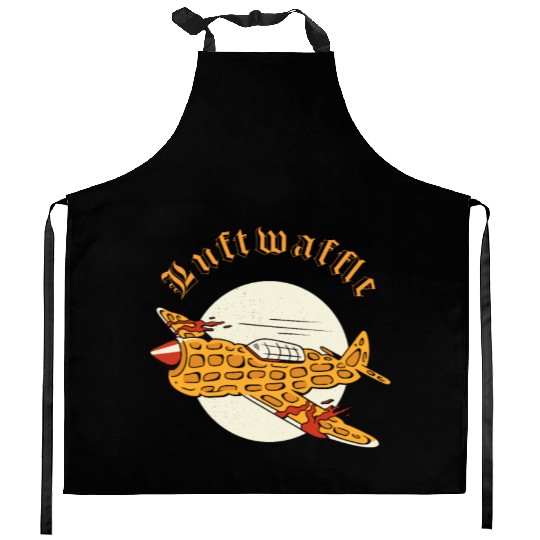 Luftwaffle Waffle Military Aircraft Pilot Kitchen Aprons
