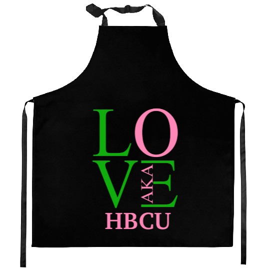 Hbcu Love Aka Paraphernalia For Soror Aphla Access Kitchen Aprons