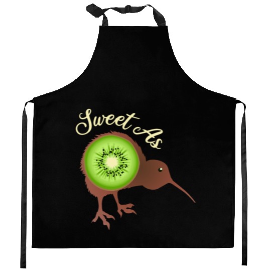 Sweet as Kiwi New Zealand Funny Gift Idea Kitchen Aprons