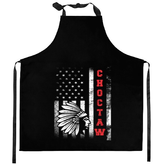 Choctaw Flag US USA Native American Indian Gift Kitchen Aprons