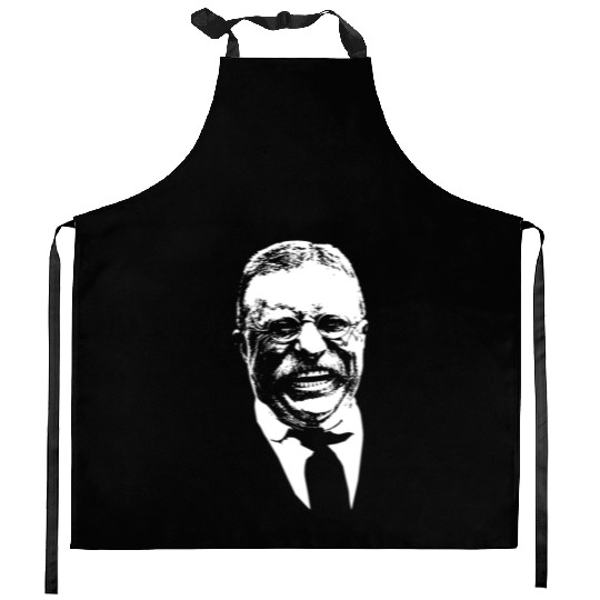 President Teddy Roosevelt Graphic Kitchen Aprons
