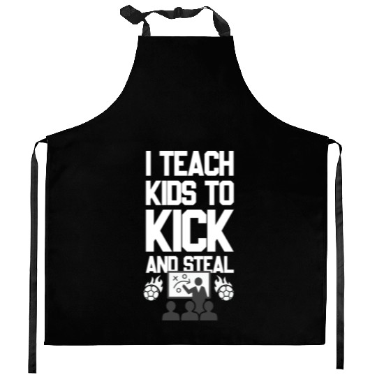 Soccer Coach Football Coach Dad and Mom Gift Idea Kitchen Aprons