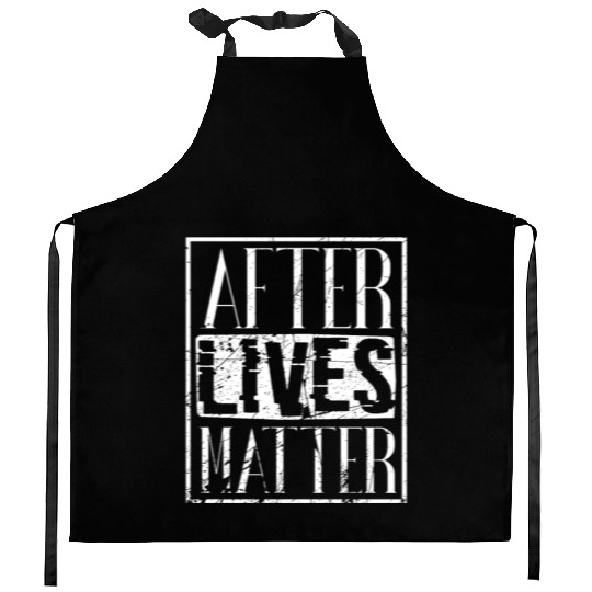 After lives matter Ghost hunting paranormal Kitchen Aprons