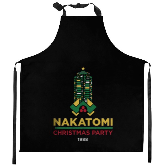 Die Hard Nakatomi Christmas Party 1988 Kitchen Aprons