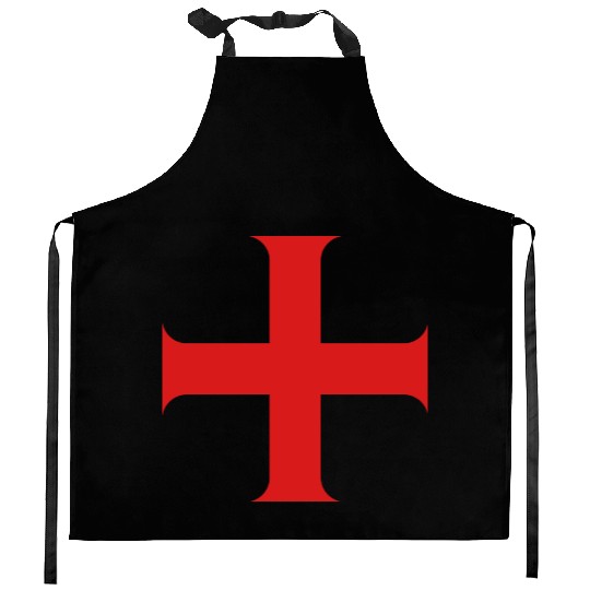 Knights Templar Cross Kitchen Aprons