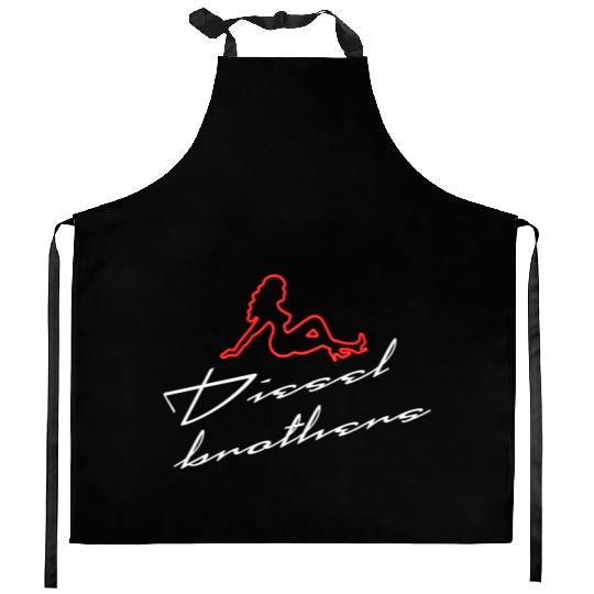 Diesel Brothers Iconic Trucker Lady Kitchen Aprons