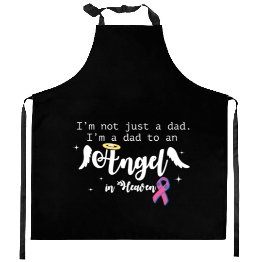 Babyinfant Loss Awareness Kitchen Aprons Dad To An Angel Misc
