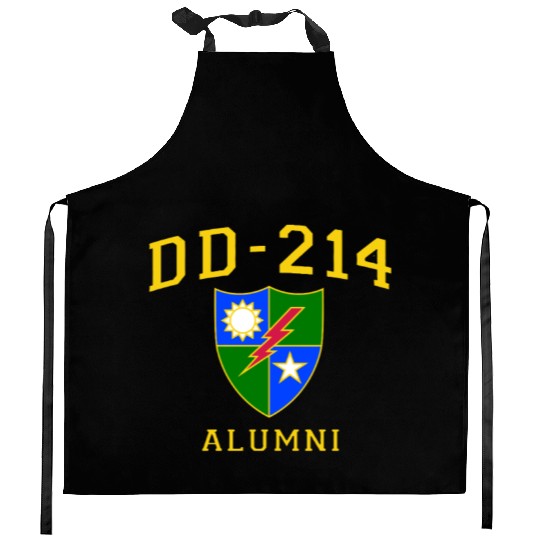 US Army Ranger Veteran DD214 Alumni Logo Insignia Kitchen Aprons