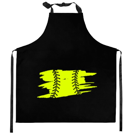 Softball Catcher Baseball Pitcher Bat Ball Player Kitchen Aprons