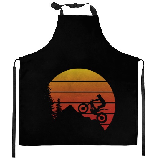 Trial Motorcycle Kitchen Aprons