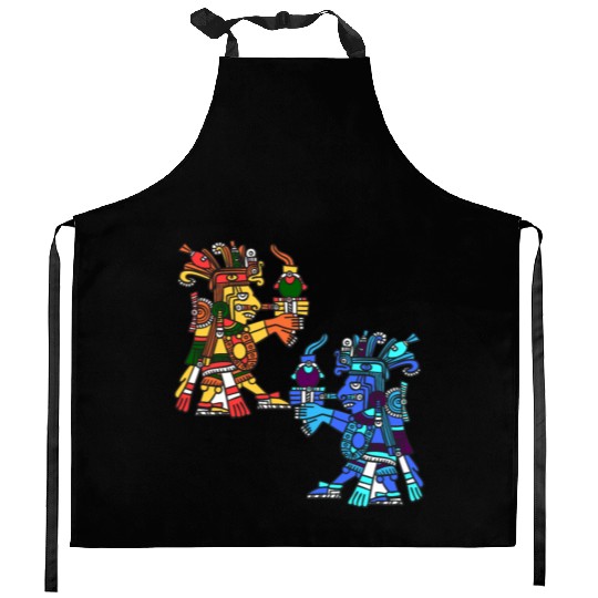 Aztec God Mayan Civilization Inca Culture Gift Kitchen Aprons