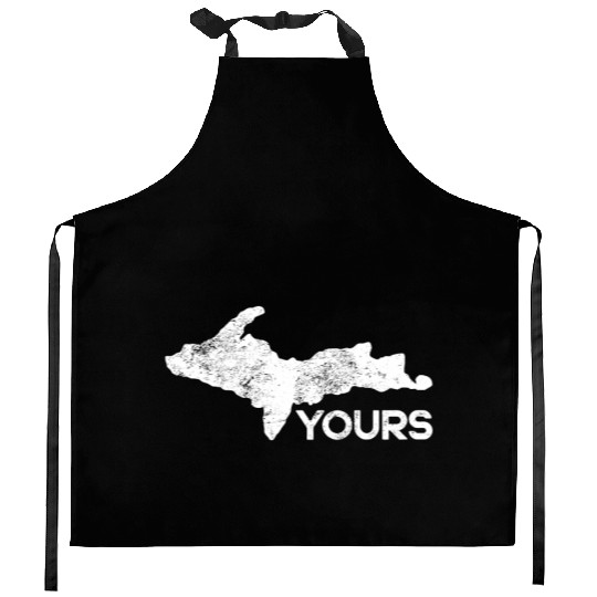 U P Yours Upper Peninsula Gift Funny Michigander M Kitchen Aprons
