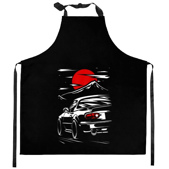 Miata mx5 JDM car Kitchen Aprons