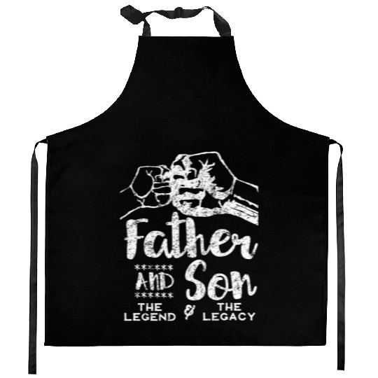 Father Son The Legend The Legacy Matching Kitchen Aprons