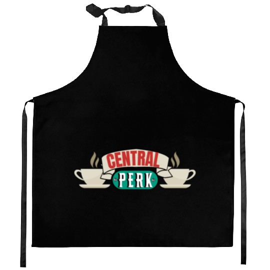 Coffee lovers for friends TV show Kitchen Aprons