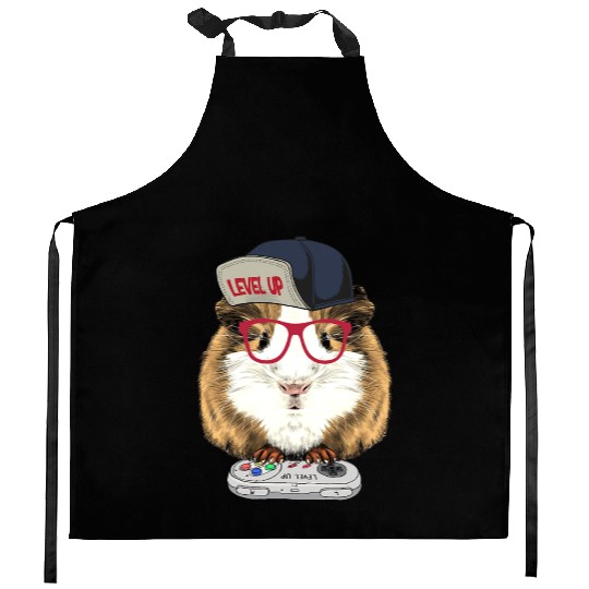 Guinea pig Video Game Wildlife Animal Guinea Kitchen Aprons