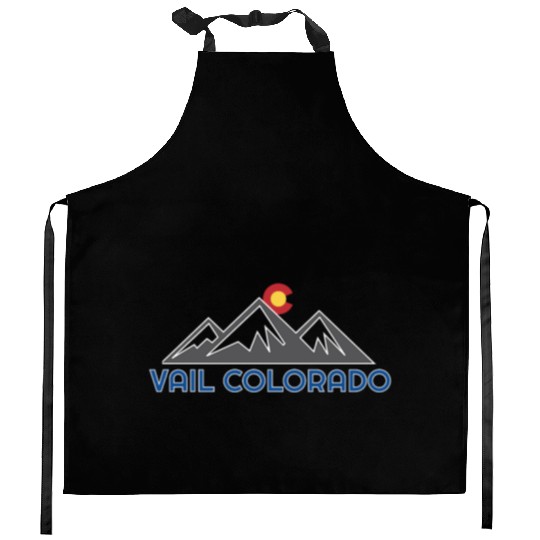 Vail Colorado Rocky Mountain Kitchen Aprons