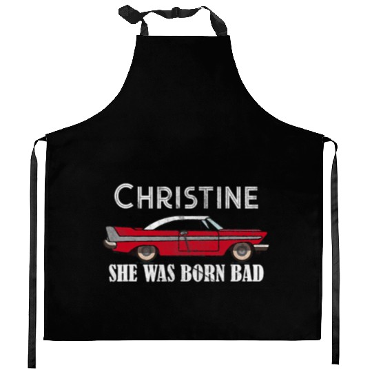 Christine Classic Car Model Lover Automotive Theme Kitchen Aprons