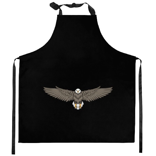 Bald Eagle Flying Cool Eagle Lovers Kitchen Aprons