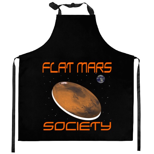 Flat Mars Society Kitchen Aprons