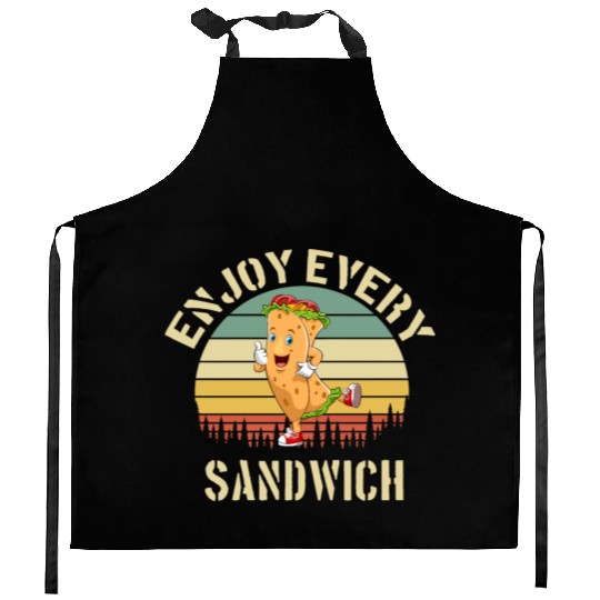 Enjoy Every Sandwich Kitchen Aprons