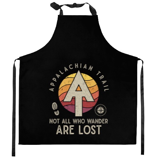 Appalachian Trail Logo Hiking Wander in the US Kitchen Aprons