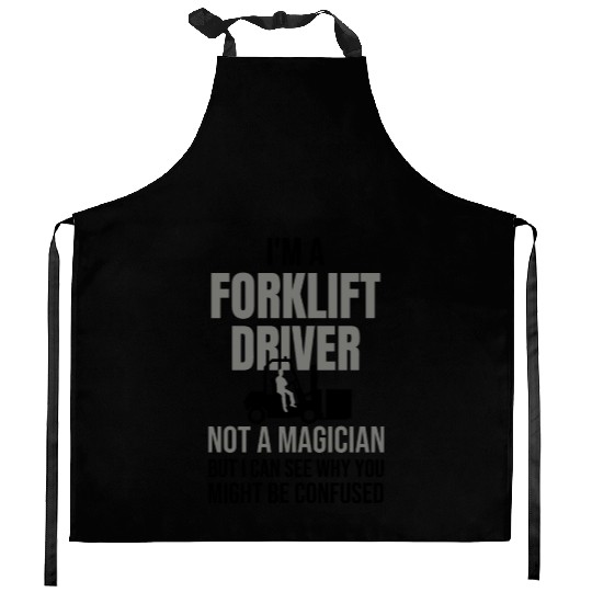 Forklift Driver Gift | Forklift Operator Warehouse Kitchen Aprons