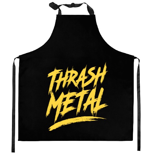 Thrash Metal Kitchen Aprons