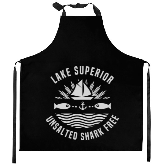 Lake Superior Unsalted Shark Free Great Lakes Fish Kitchen Aprons