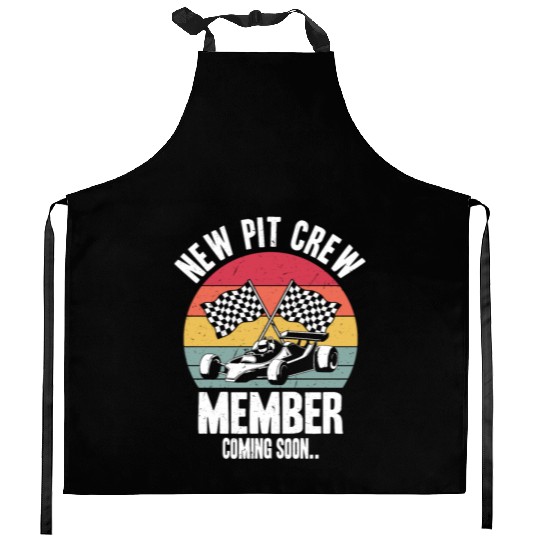 New Pit Crew Member Coming Soon Race Car Racing Kitchen Aprons