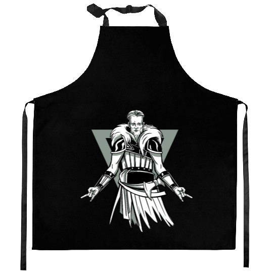 Viking Viking Head Odin Thor Axe Ragnar Fighter Kitchen Aprons