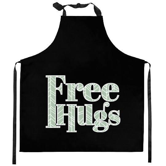 Free hugs Kitchen Aprons