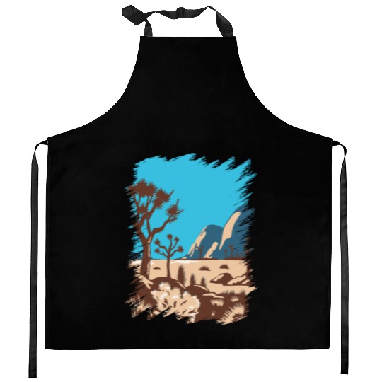 Joshua Tree National Park California Kitchen Aprons